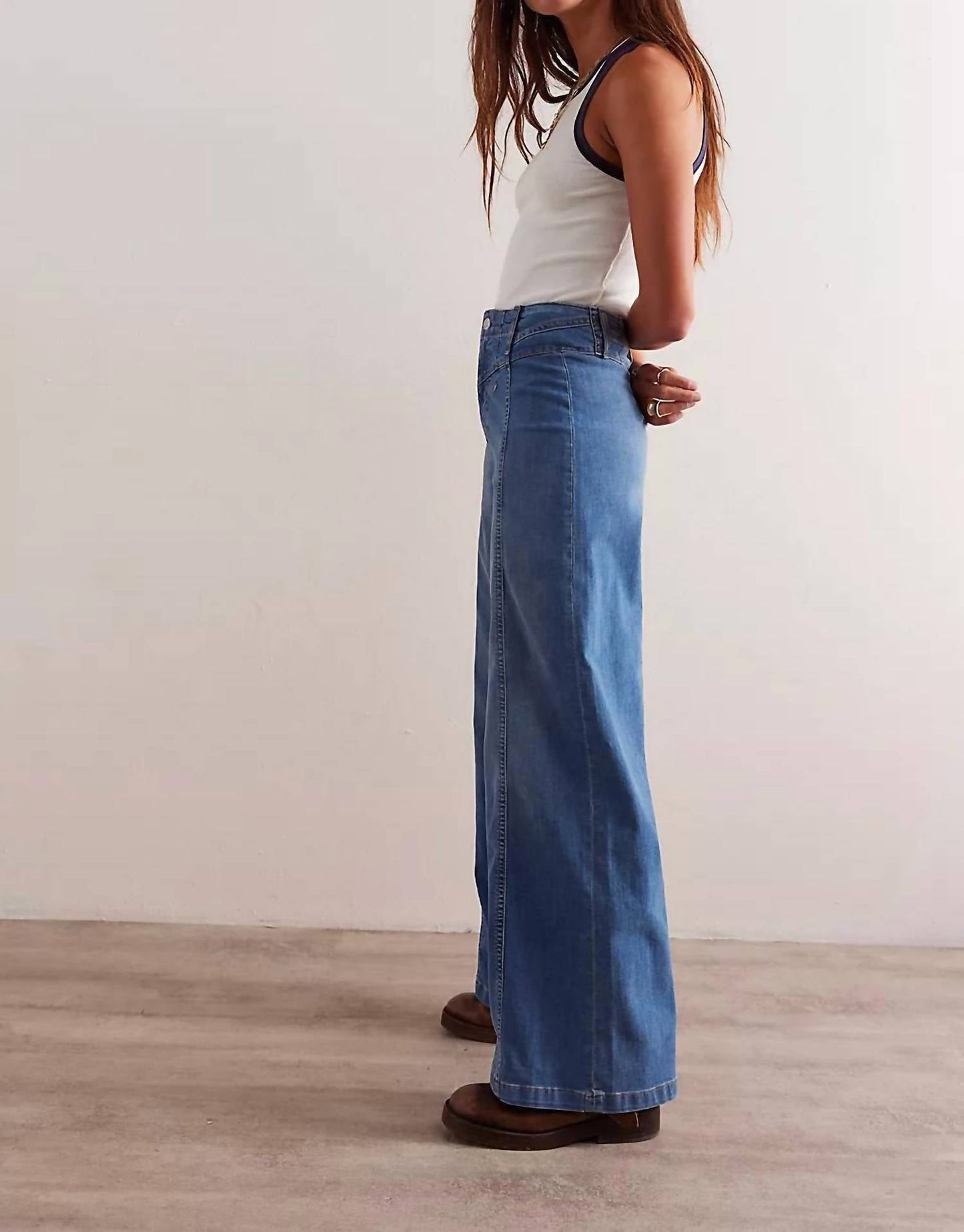 Free People - Libre Wide Leg Jeans