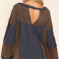 Pol - Stud Detail Balloon Sleeve Top