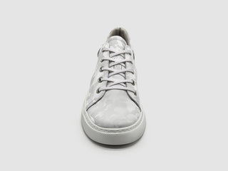 Kcr Group - Tênis feminino clássico de couro camuflado