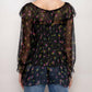Johnny Was - Jade Love Fernanda Peasant Silk Floral Blouse