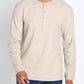 Jachs New York - Brushed Waffle Long Sleeve Henley