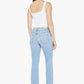 Mother - The Insider Fray Low-rise Stretch Crop Jeans