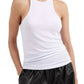 Atm - MODAL RIB REVERSE RACER TANK TOP