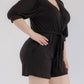Karen T Design - Tie-up Detailed Romper