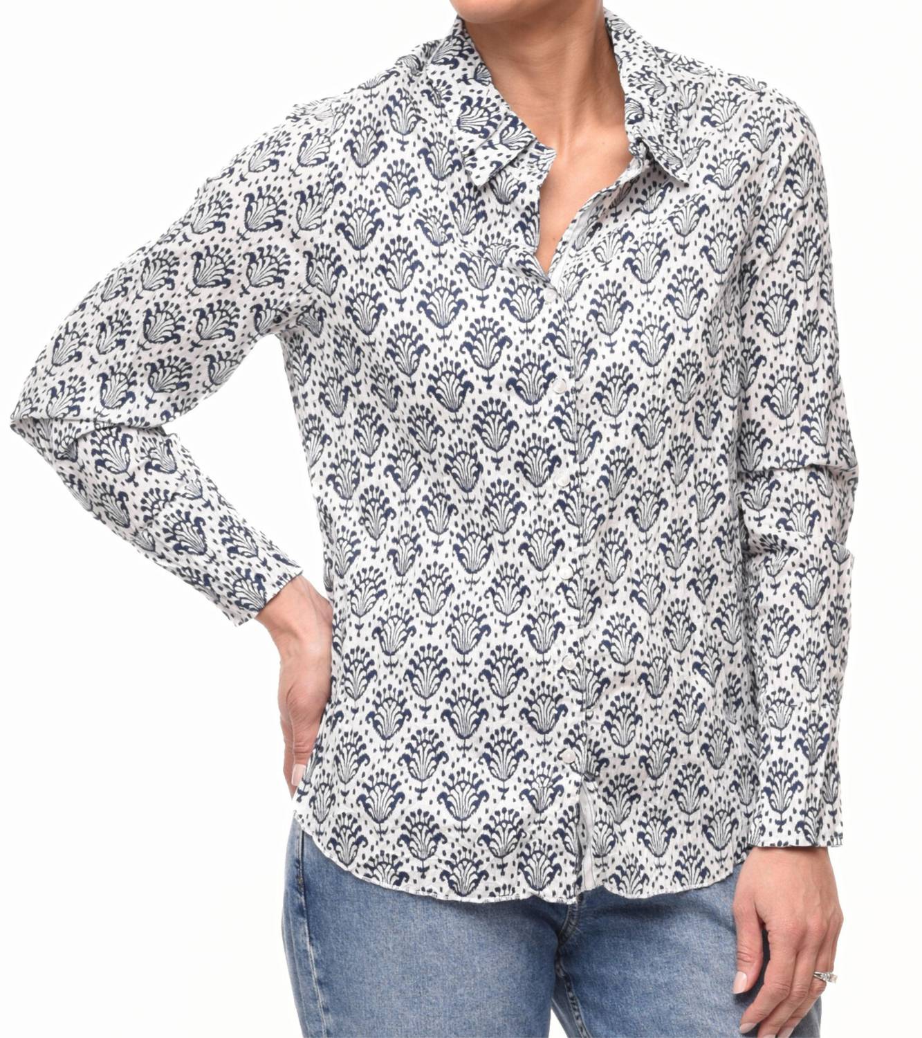 Tulip Clothing - Gretchen Button Down Blouse