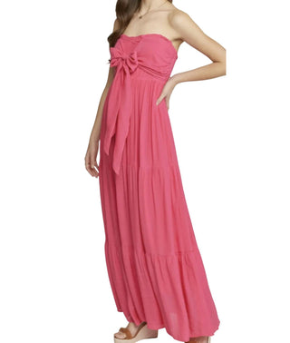 Entro - Strapless Maxi Dress
