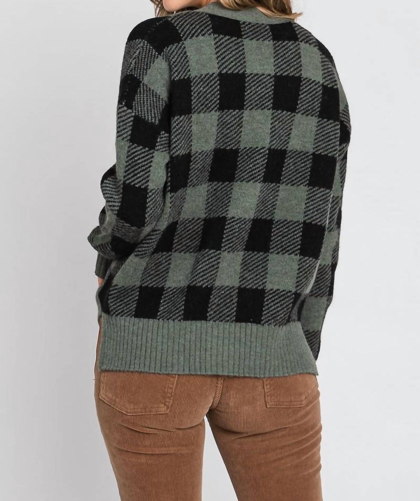 Be Cool - Plaid Button Up Cardigan