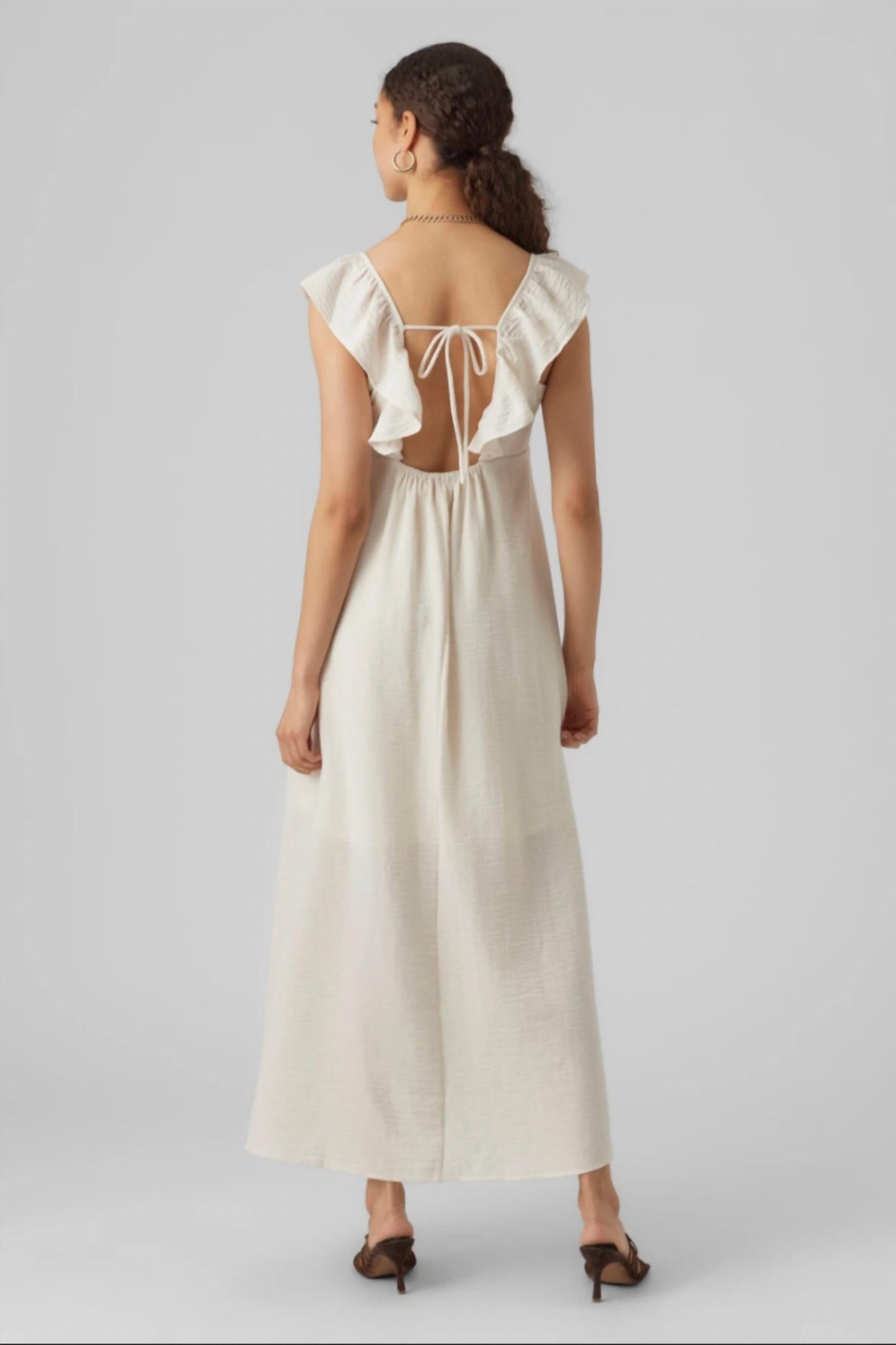 Vero Moda - Women's Chris Flounce Sleeve Dress