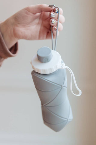 123 Amore - Garrafa de água de silicone dobrável para mulheres