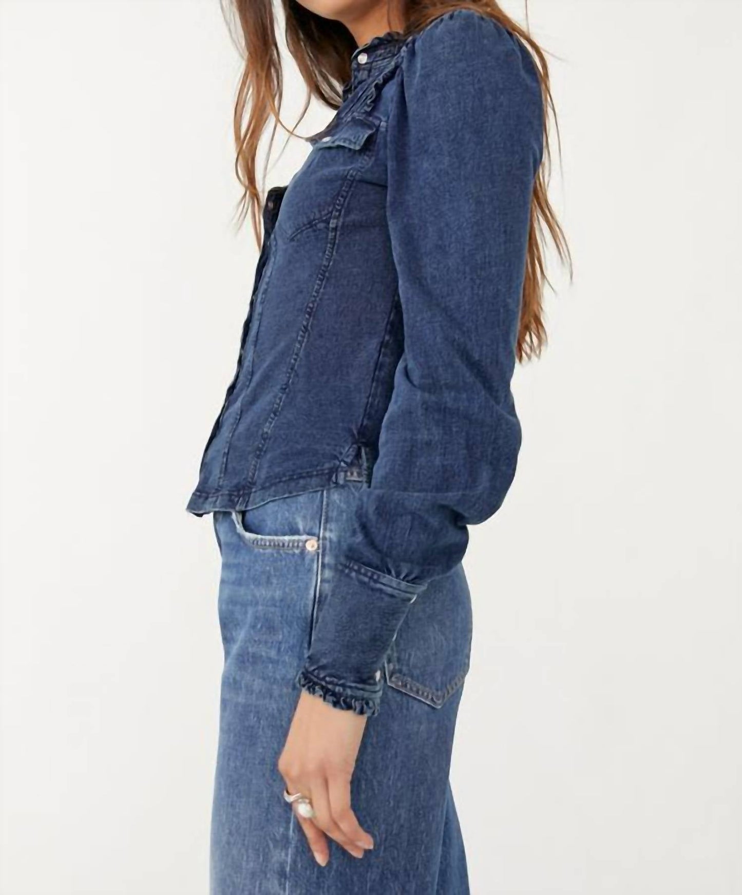 Free People - Going Somewhere Longsleeve Blouse