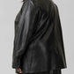 Good American - Better Than Leather Long Sleeve Blazer - Plus