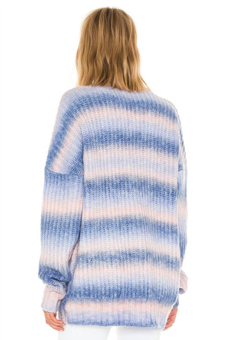 For Love & Lemons - Celeste Ombre Stripe Cardigan