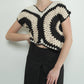 Aaron & Amber - Becky Handmade Crochet Sweater Top