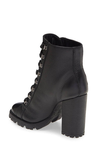 Schutz - Bota feminina Zhara Combat Lug Sole com cordões