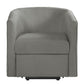 Power Lift Recliner Barrel Shape Reclining Chair With Footrest And Side Pocket