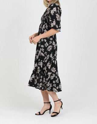 Angie - Maya Floral Smocked Dress