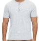 Flags & Anthem - Biscoe Ss Snowy Stripe Henley Shirt