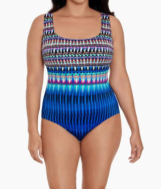 Longitude - Regata Sparkle Park Long Torso Triple X Back One Piece