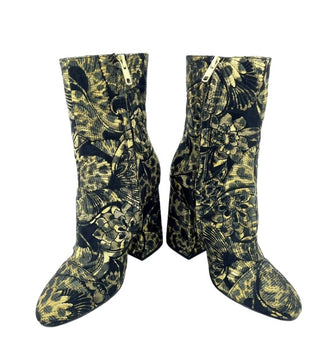 Ash - Women's Flora Metallic Jacquard Ankle Boots