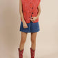 Sage The Label - Music Fest Cotton Bandana Print Quilt Vest