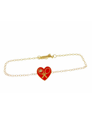 Love Love Tennis - Pulseira de Diamantes Feminina