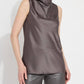 Lysse - Justine Draped Mock Neck Top