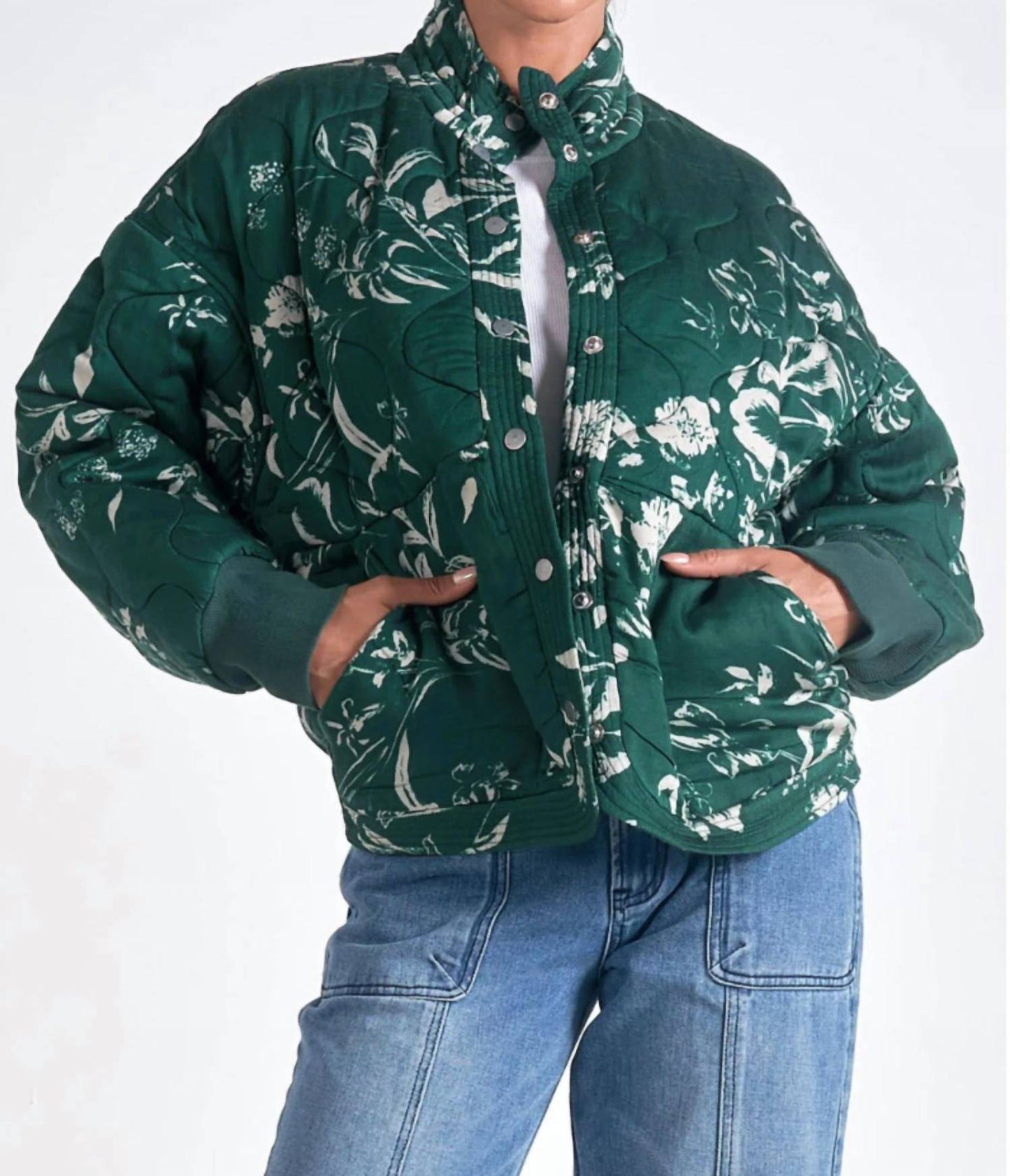 Elan - Quilted Bomber Jacket