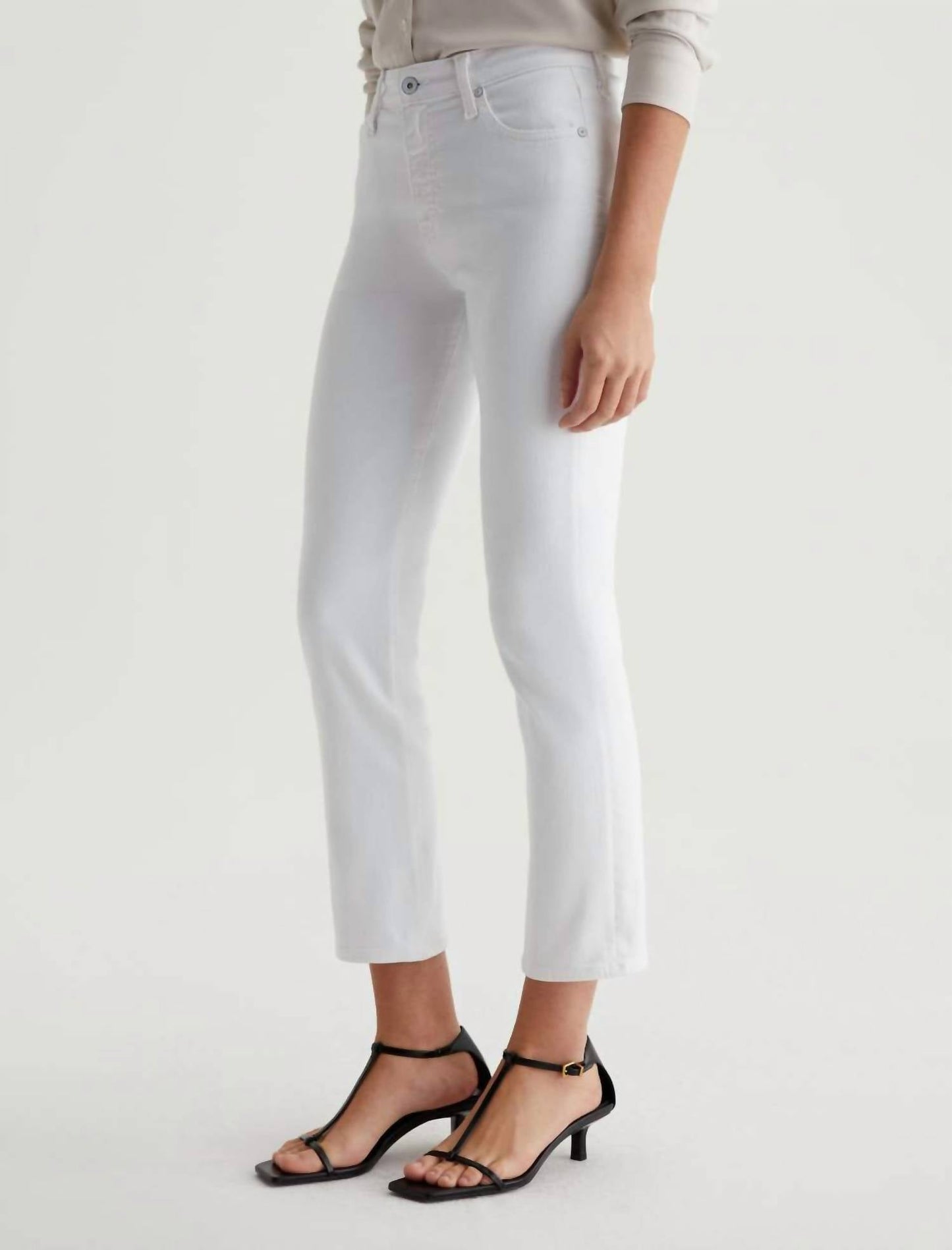 Ag Jeans - Mari Crop Mid-rise Slim Straight Jeans