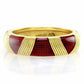 Hidalgo - Red Enamel Ring - Size 7