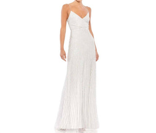 Mac Duggal - Vestido de alças finas com lantejoulas