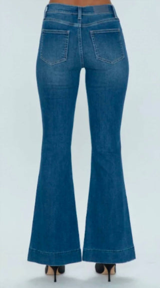 Pistola - Calça jeans flare KINSLEY de cintura média