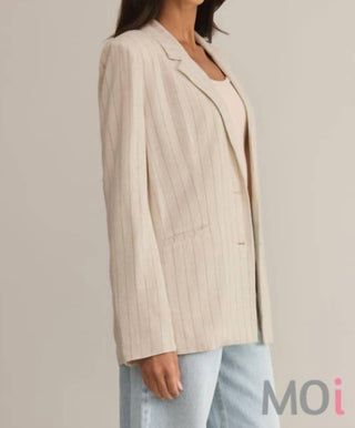 Z Supply - Blazer Livingston Risca de Giz