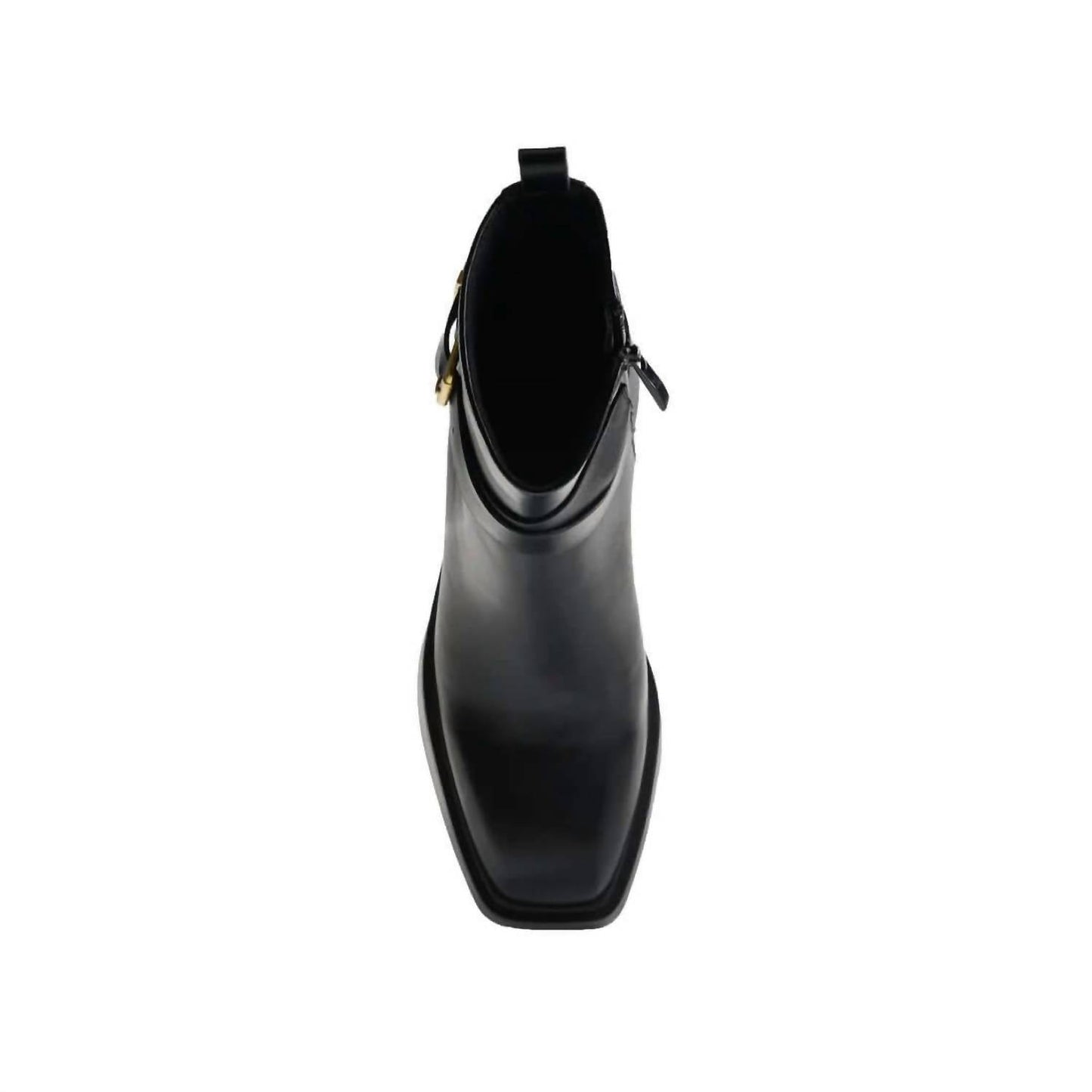 Chinese Laundry - Women's Leather With Gold Buckle Ankle Boots