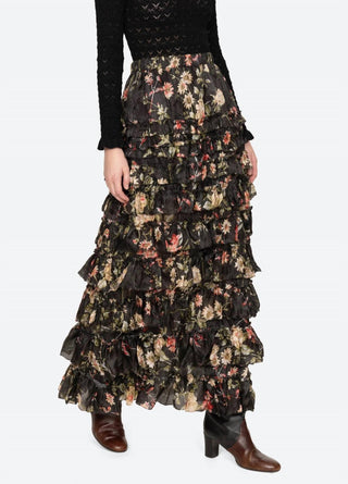 Sea - Jolie Print Midi Skirt