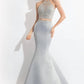 Rachel Allan - Matte Satin Two-piece Mermaid Gown