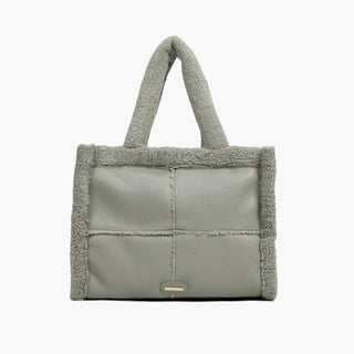 Como Sonhos - Bolsa Tote Sherpa Vegana North Everyday Feminina