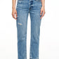 Pistola - Charlie High Rise Ankle Cut Raw Hem Denim Jeans