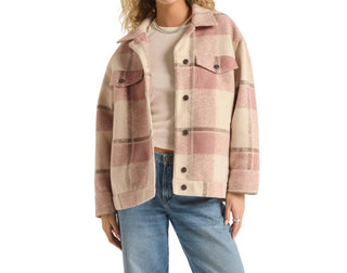 Z Supply - Jaqueta xadrez de malha Preston