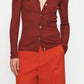 6397 - Skinny Rib V Cardigan