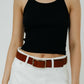 Eterne - Cropped Rib Tank Top