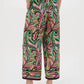 Joseph Ribkoff - Woven Paisley Print Wide-Leg Pants