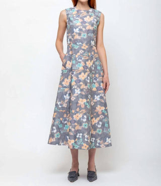 Odeeh - Vestido Midi Chiné Flores