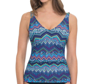 Perfil da Gottex - Top tankini com aro e decote em V