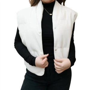 Elan - Colete de couro sintético