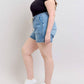 Judy Blue - High Waist Vintage Wash Jogger Denim Short