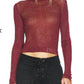 Free People - H2O Crew Open Knit Top