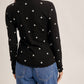 Hem & Thread - Eden Flower Embroidered Mock Neck Sweater