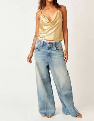 Free People - Blusa de malha Sunset Shimmer