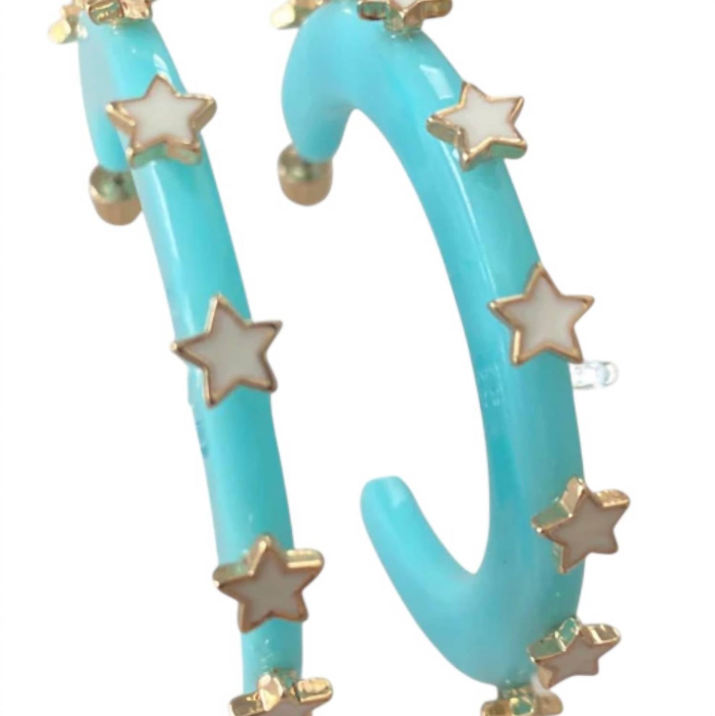 Smith & Co - Women's Starlight Jewel Hoop Earring