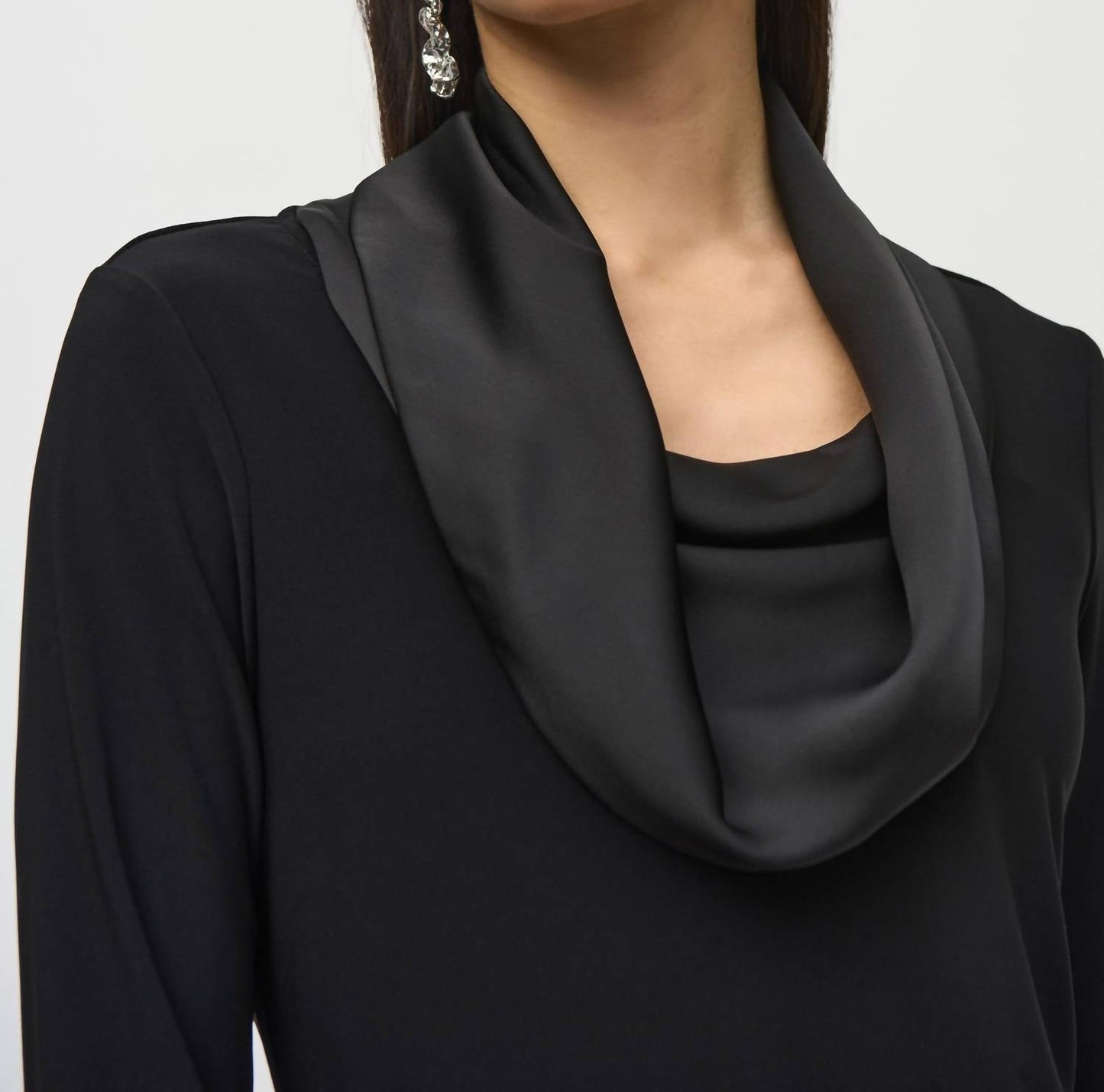 Joseph Ribkoff - Silky Knit Satin Fitted Top